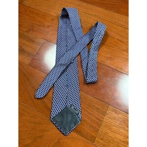 Faconnable Geometric Silk Tie Diamonds | Purple Blue | 59"L 4"W